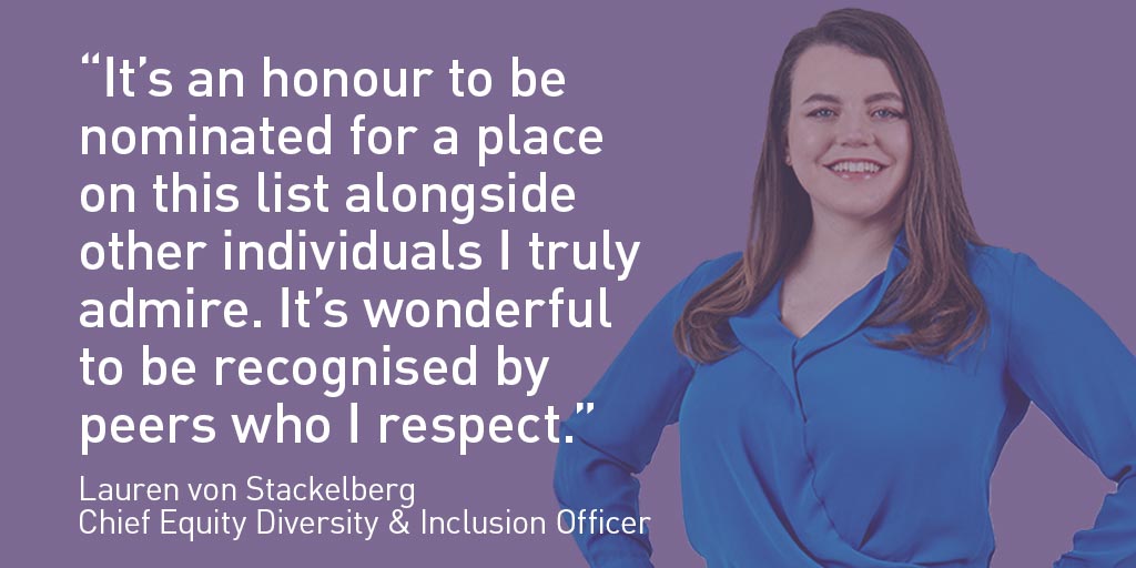 Inspirational Diversity & Inclusion Leader Nominated By Peers | Tate & Lyle