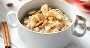 Oatmeal fortified with fibre Oatmeal fortified with fibre